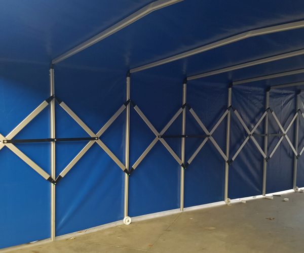 tunel plegable lona